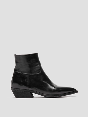 Forsake Boots NOELIE DD 102 - Black Leather Zipped Boots