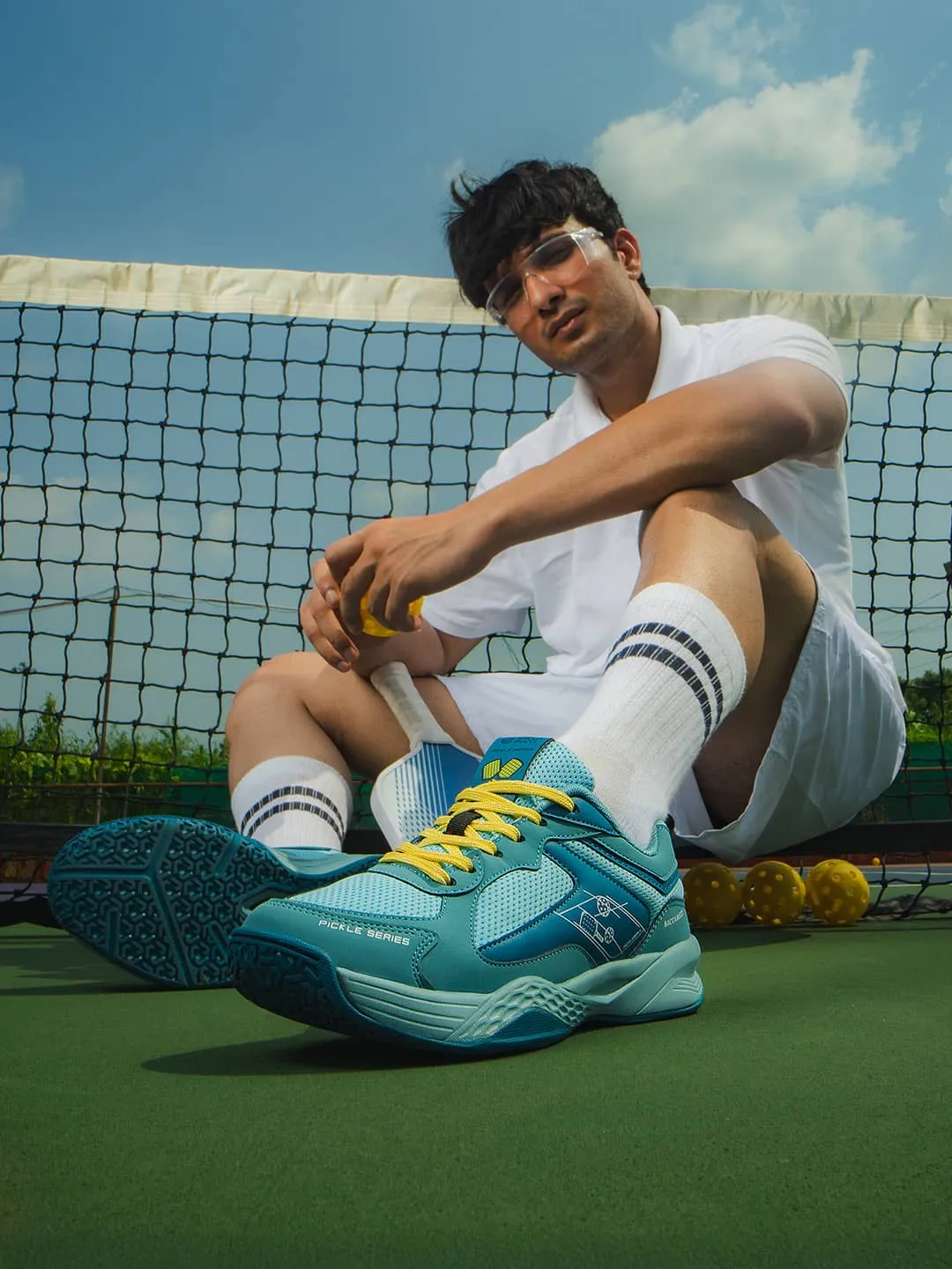 Cute White Tennis Shoes Bacca Bucci Pickle Series Court Sneakers | OrthoLite Eco Insoles