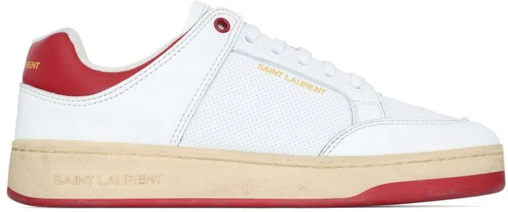 WHITE CALF LEATHER SL/61 SNEAKERS Best Place To Buy Sneakers