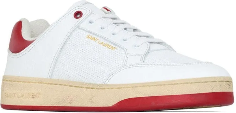 WHITE CALF LEATHER SL/61 SNEAKERS Best Basketball Sneakers