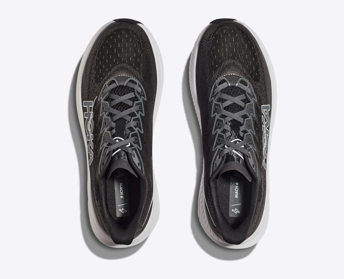 Stores That Carry Shoes Near Me Women's Hoka Mach 6 (Black/White)