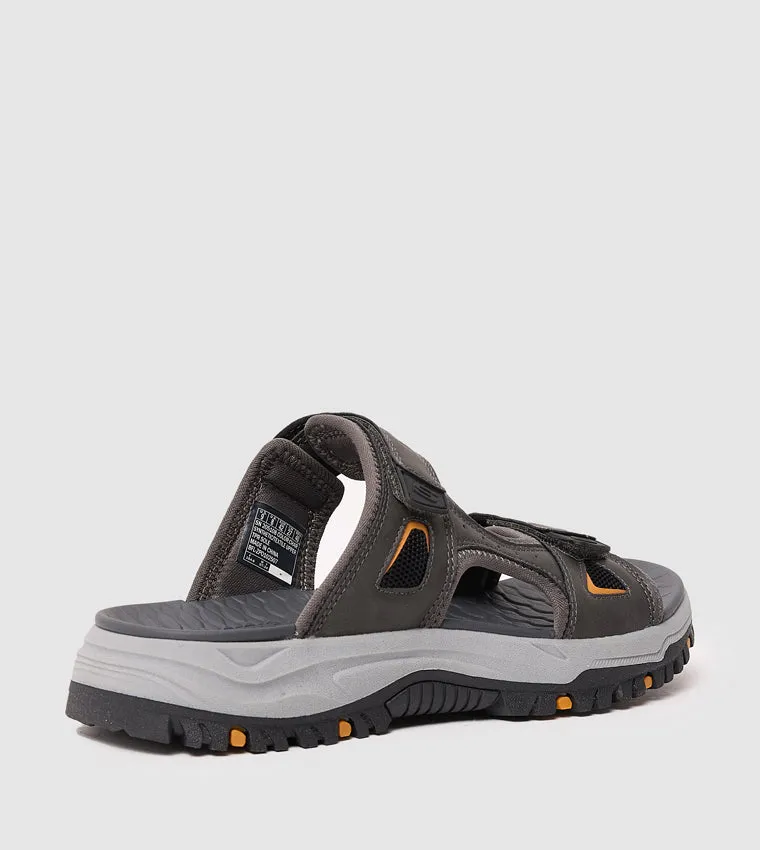 RELAXED FIT SANDALS: PREWITT  LANSTON - CHARCOAL Sandals Shop Near Me