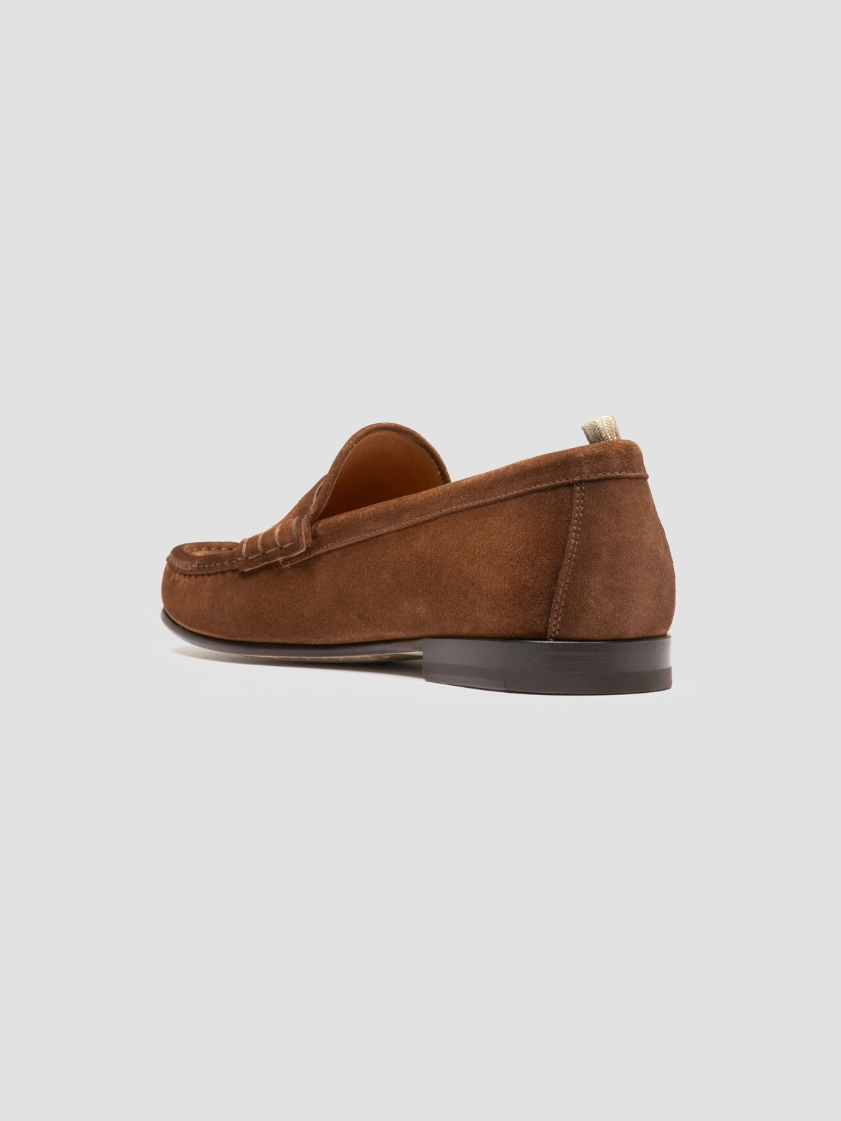 Gold Penny Loafers BALFRON 002 - Brown Suede Penny Loafer