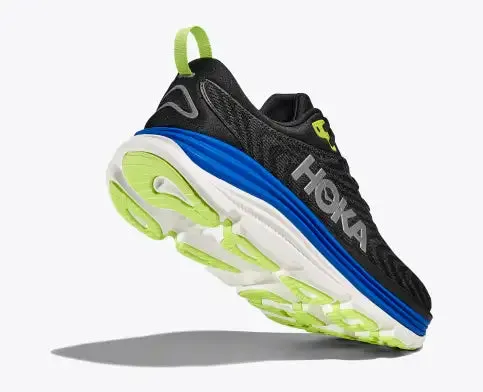 Men's Hoka Gaviota 5 (Black/Electric Cobalt) Best Shoes For Gym