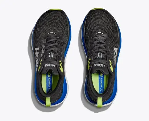 Men's Hoka Gaviota 5 (Black/Electric Cobalt) Shoes Oregon