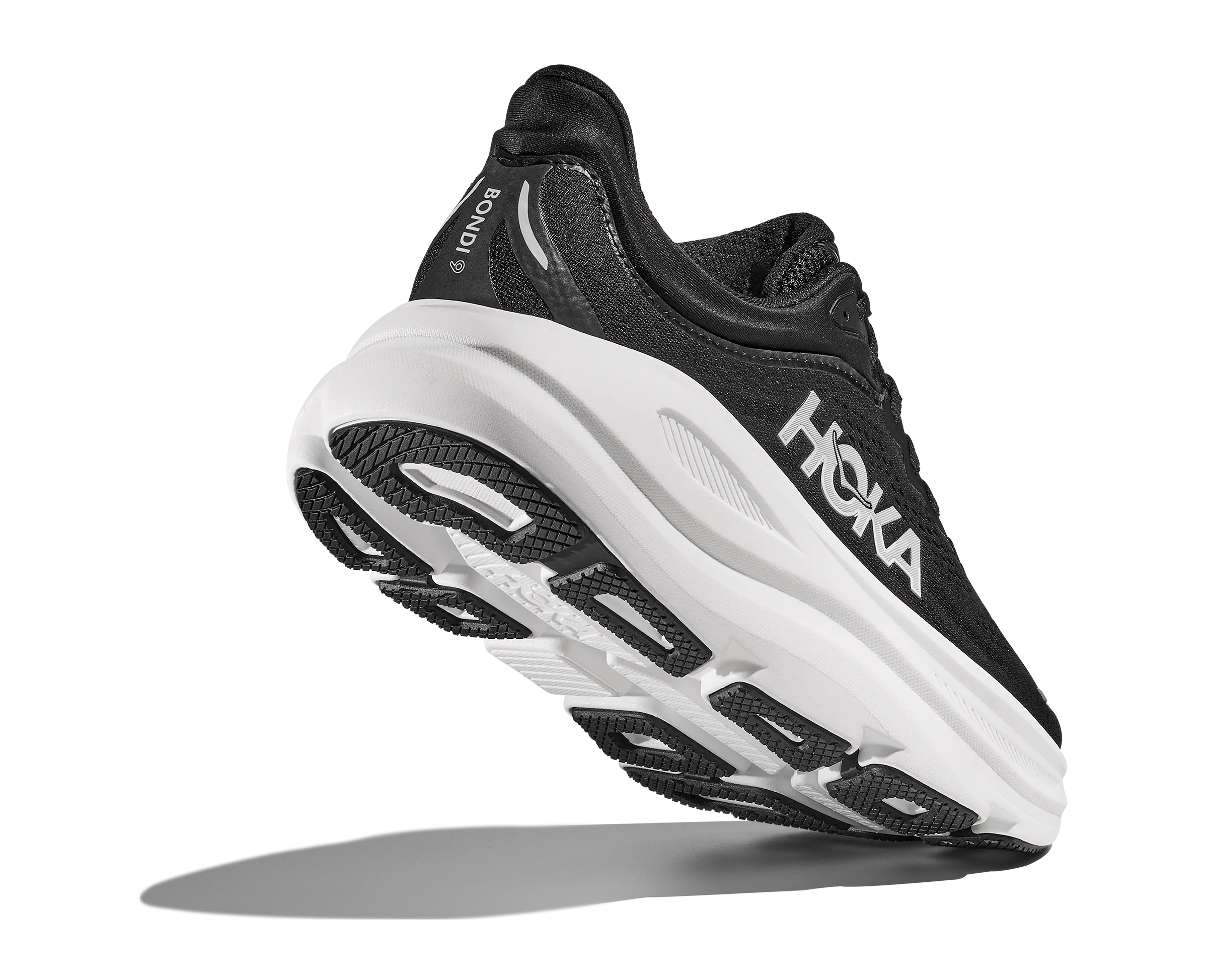 Shoes Tulsa HOKA Women's Bondi 9 Ultra Cushioned Running Shoe - Black/White