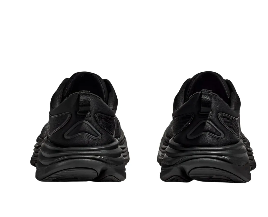 Best Rated Shoes For Walking HOKA Women's Gaviota 5 Everyday Running Shoe - Black/Black