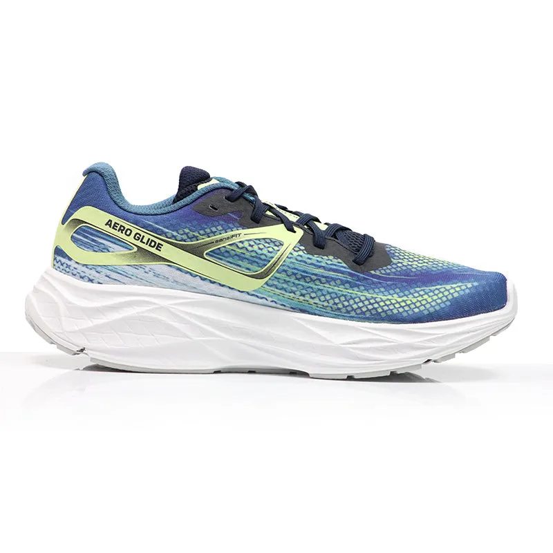 Salomon Aero Glide Men's Running Shoe - Blue Ashes/Dark Sapphire/Sunny Lime Running Shoes Rei