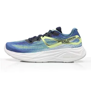 Salomon Aero Glide Men's Running Shoe - Blue Ashes/Dark Sapphire/Sunny Lime Cheap Running Shoes Online