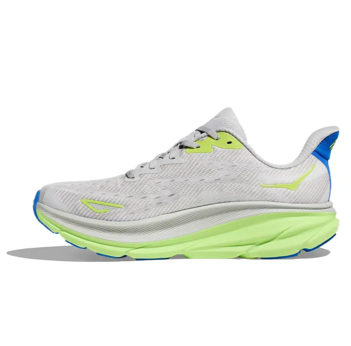 HOKA Men's Clifton 9 Sneaker - Stardust/Electric Cobalt For Back Pain