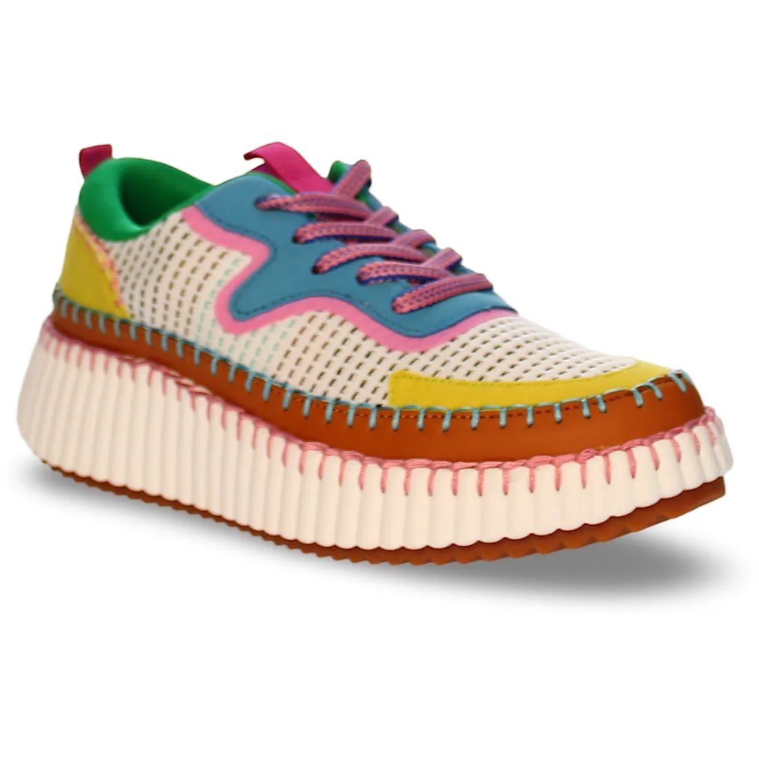 Shoe Sneakers Whipstitch Mint Lime