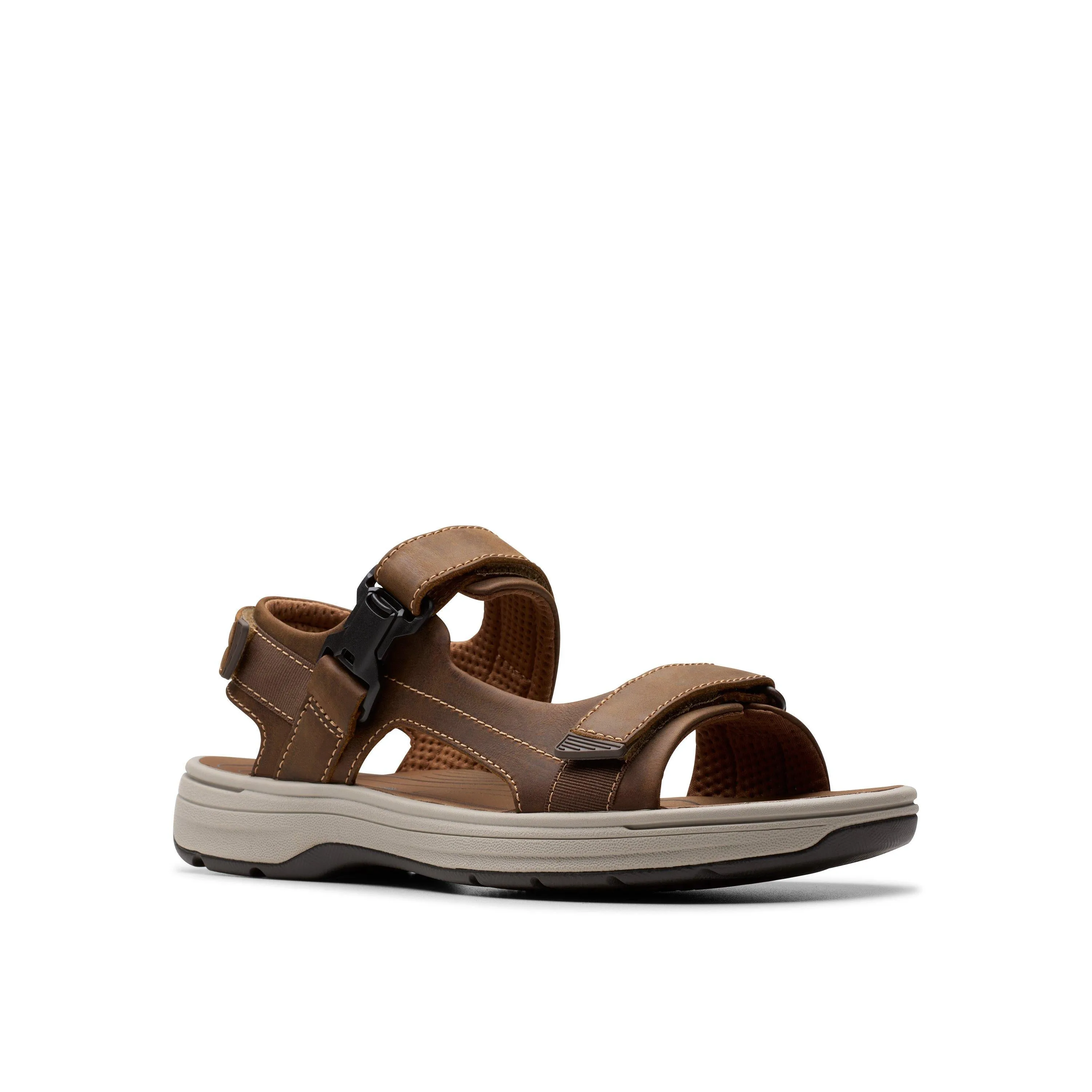 Clarks Men's Saltway Edge Wide Tan Dockers Sandals