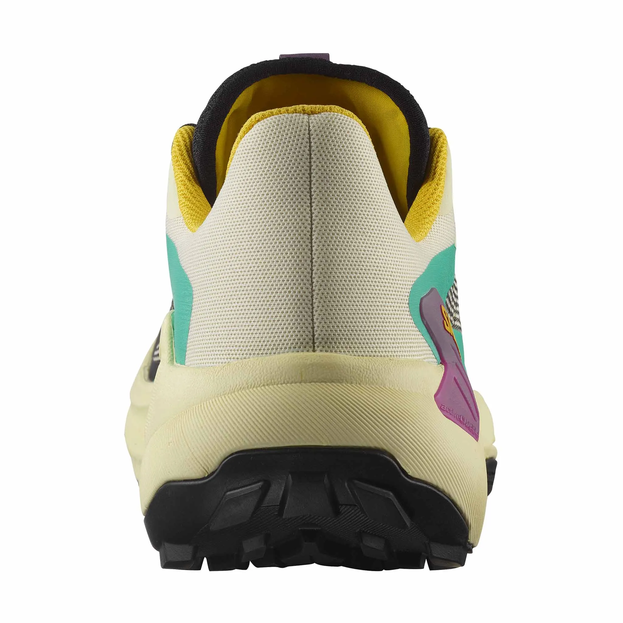 Salomon | Men's Genesis Running Shoes - Transparent Yellow/Black/Willowherb Best Hard Trail Running Shoes