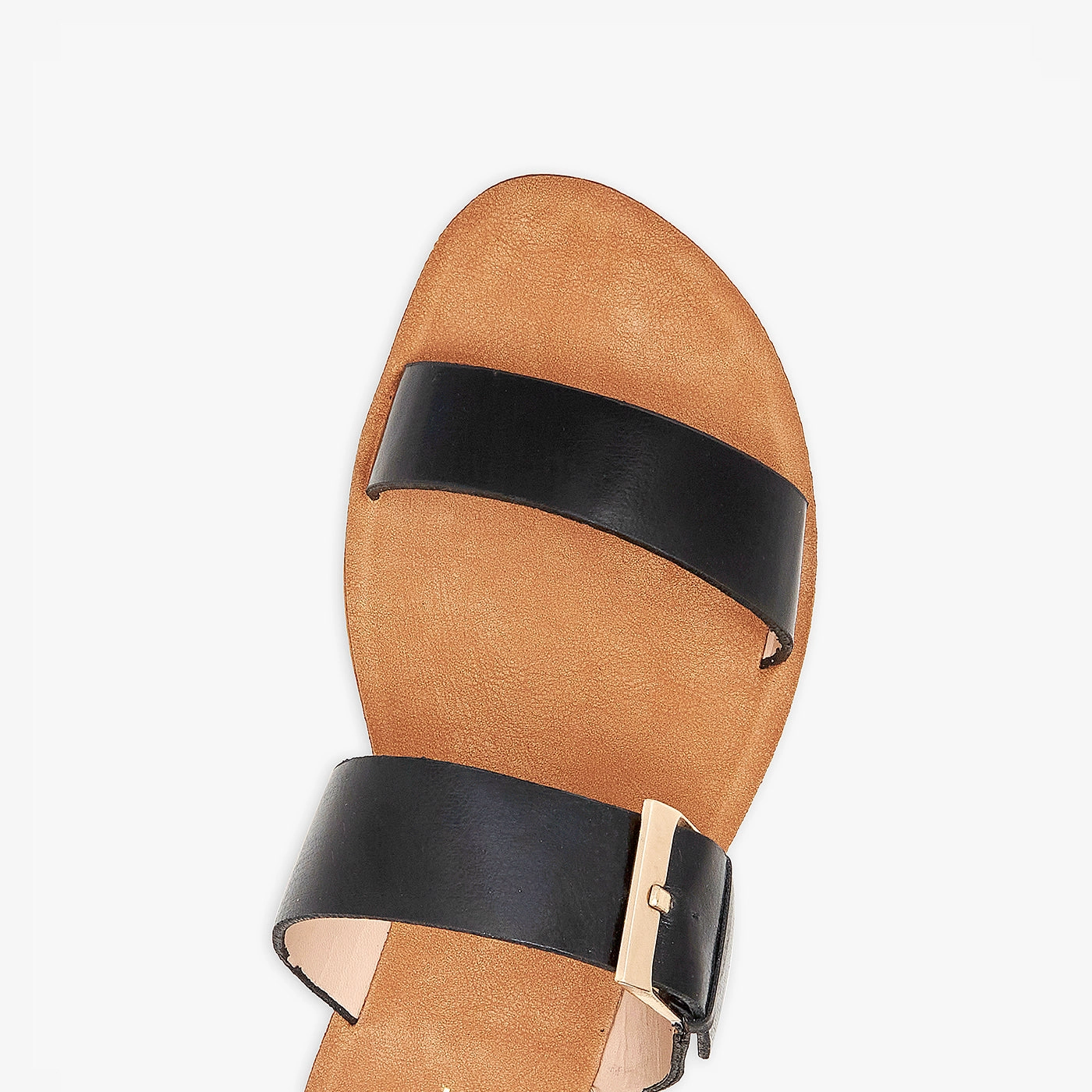 Strapped Slippers Feathery Slippers