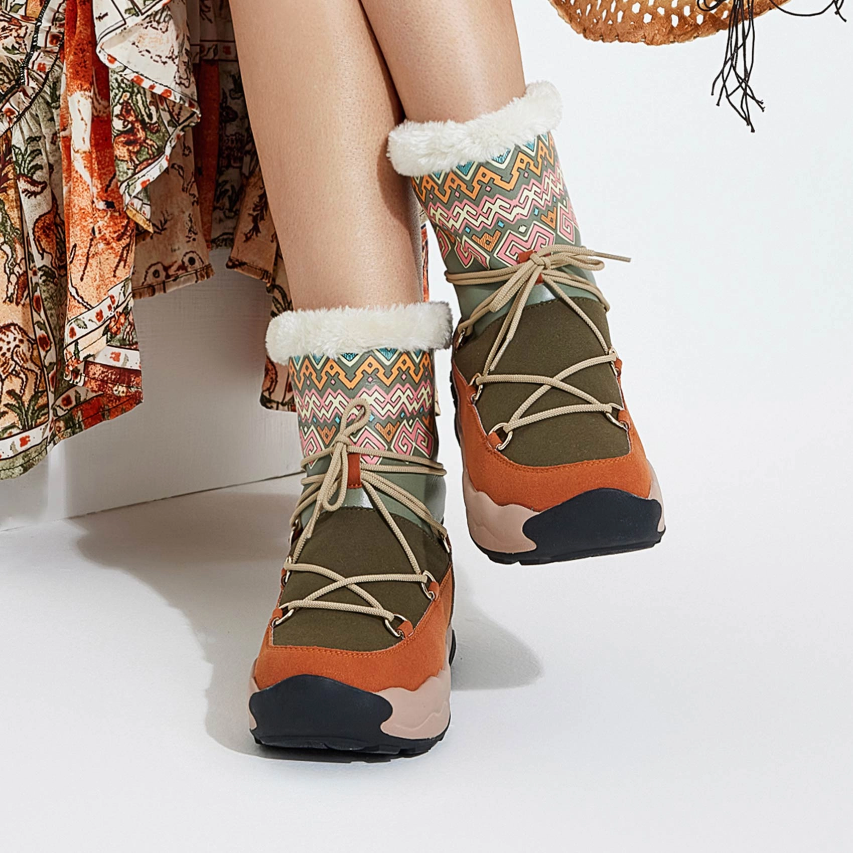 Cowgirl Knee High Boots Ripple San Diego V Women