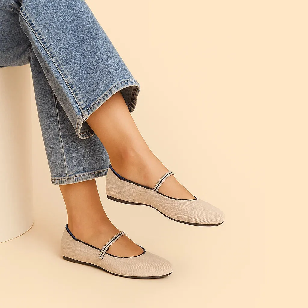 High Heels With No Back Heel Rothy - Women - The Ballet Flat - Cream