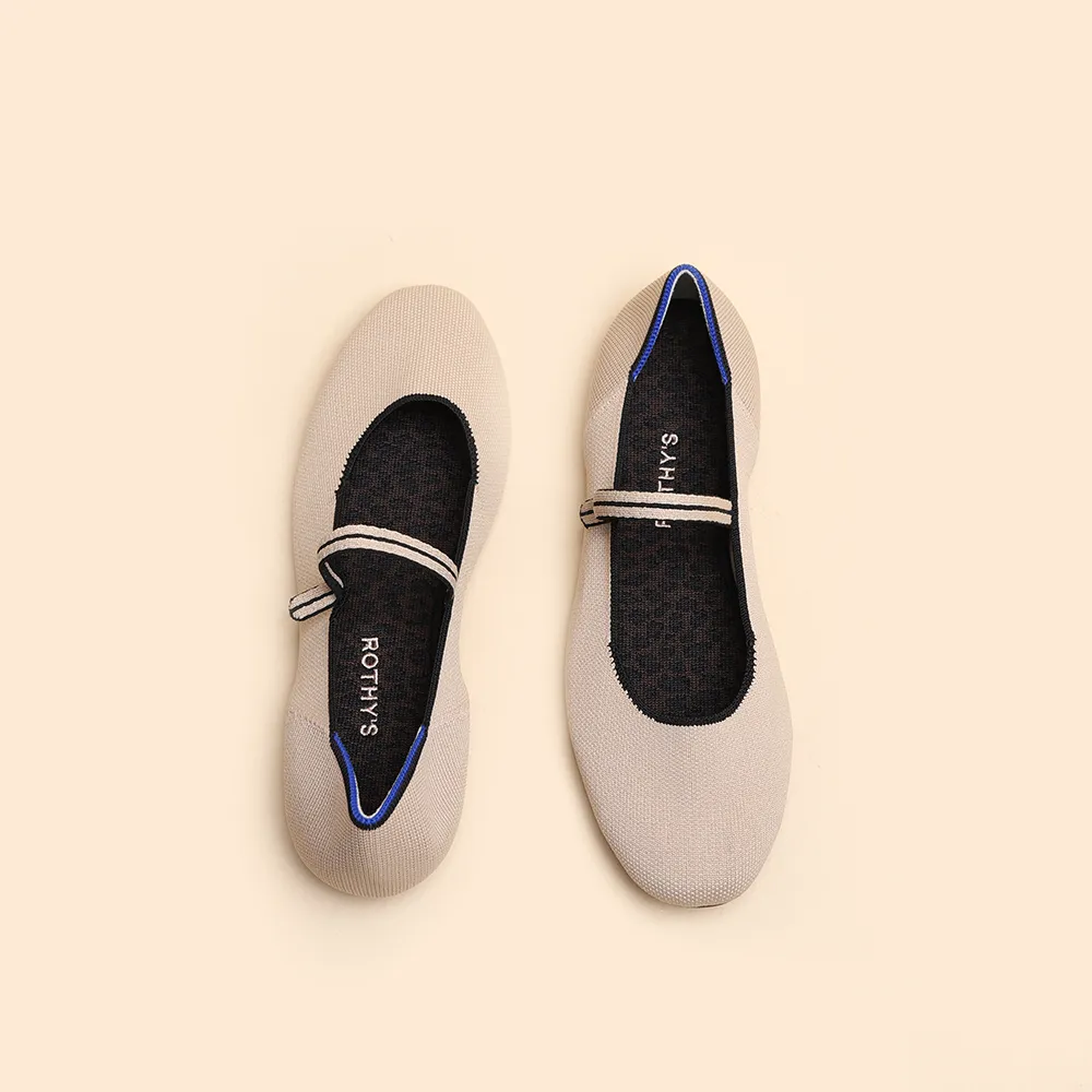 Rothy - Women - The Ballet Flat - Cream Combat High Heel Boots