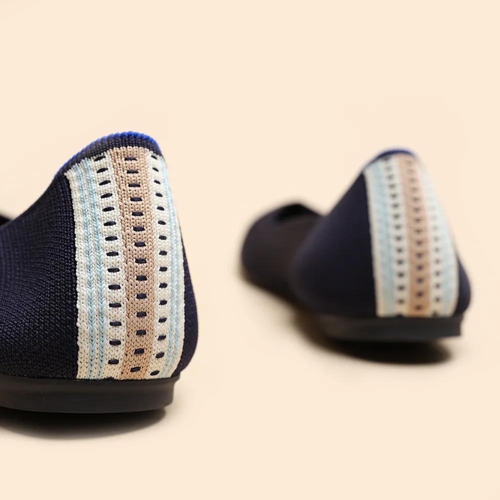 High Heel Telephone Rothy - Women - The Square Flat - Blue