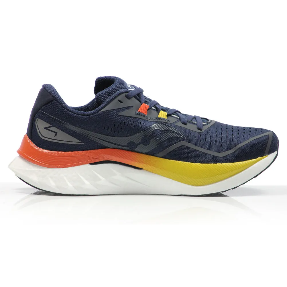 Feet Running Shoes Saucony Endorphin Speed 4 Men's Running Shoe - Navy/Spice