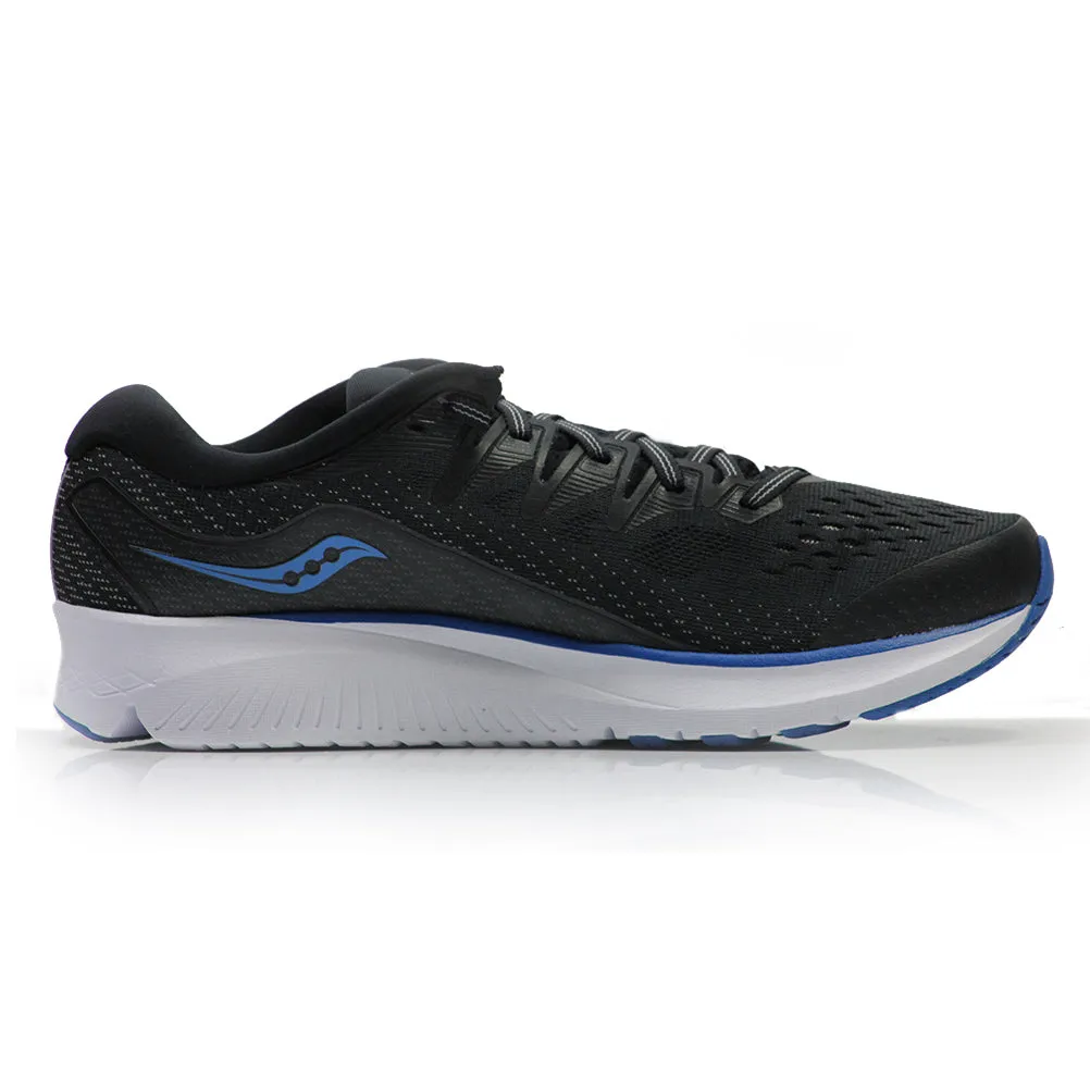 Saucony Ride ISO Men's Running Shoe - Black/Blue Firered Running Shoes