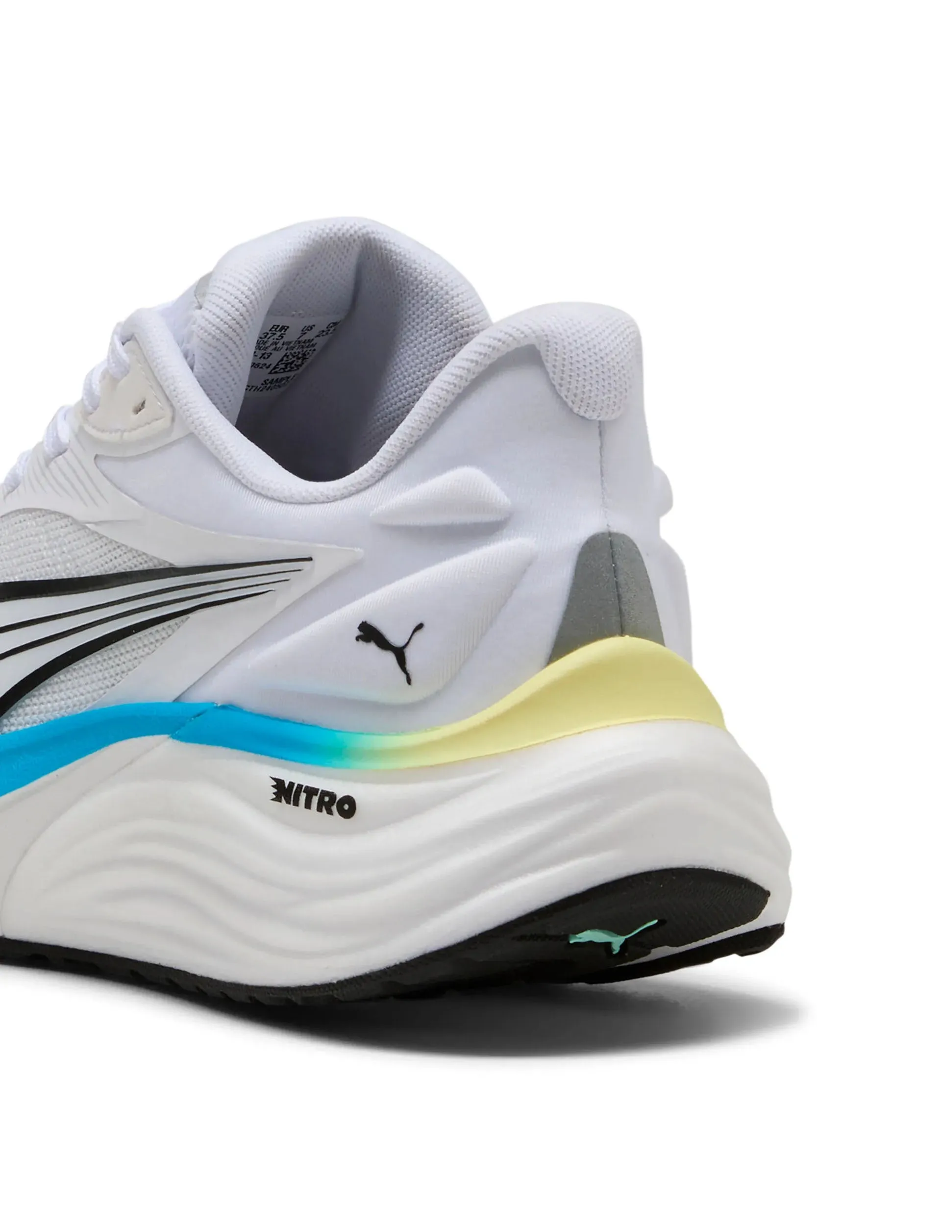 Cheapest Carbon Plated Running Shoes Electrify NITRO 4 Running Shoes - White/Mint Melt/Speed Blue