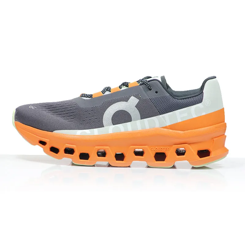 On CloudMonster Men's Running Shoe - Eclipse/Turmeric Mid Trail Running Shoes
