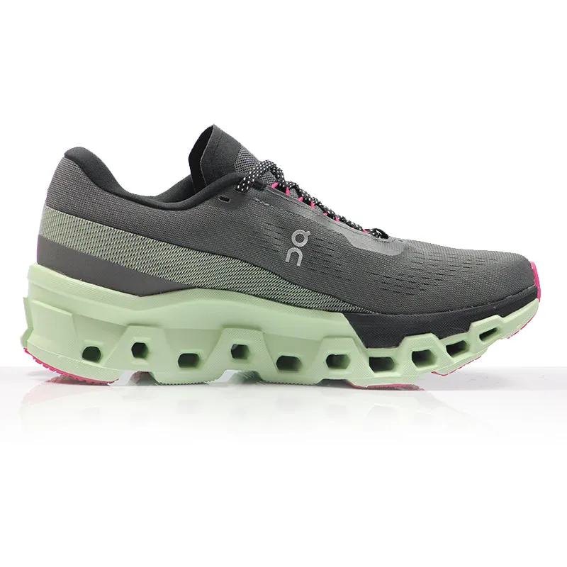 On CloudMonster 2 Men's Running Shoe - Asphalt/Lima Best Running Shoes For Flat Feet Overpronation