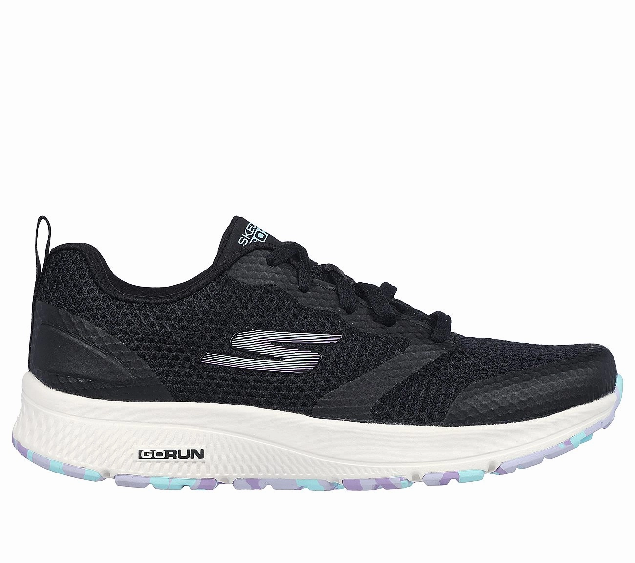 SKECHERS GO RUN CONSISTENT - 128292 - BKLV Best Shoes For Running Sprints