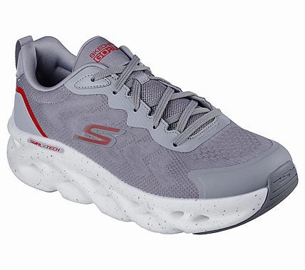 SKECHERS GO RUN SWIRL TECH  - 220546 - LTGY Running Shoes Good For Wide Feet