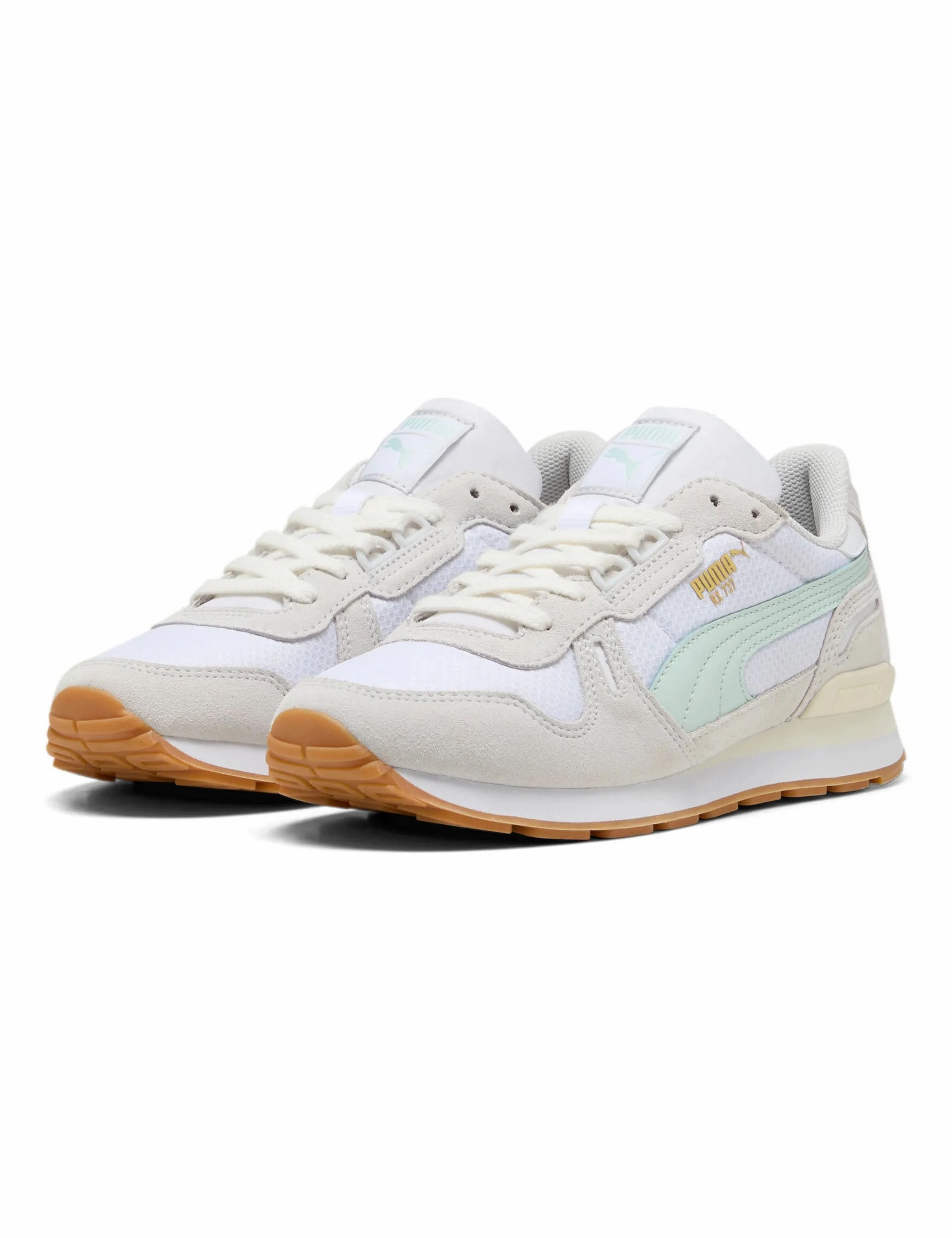 Puma Shoes Website India RX 737 Mesh Sneakers - White/Gum