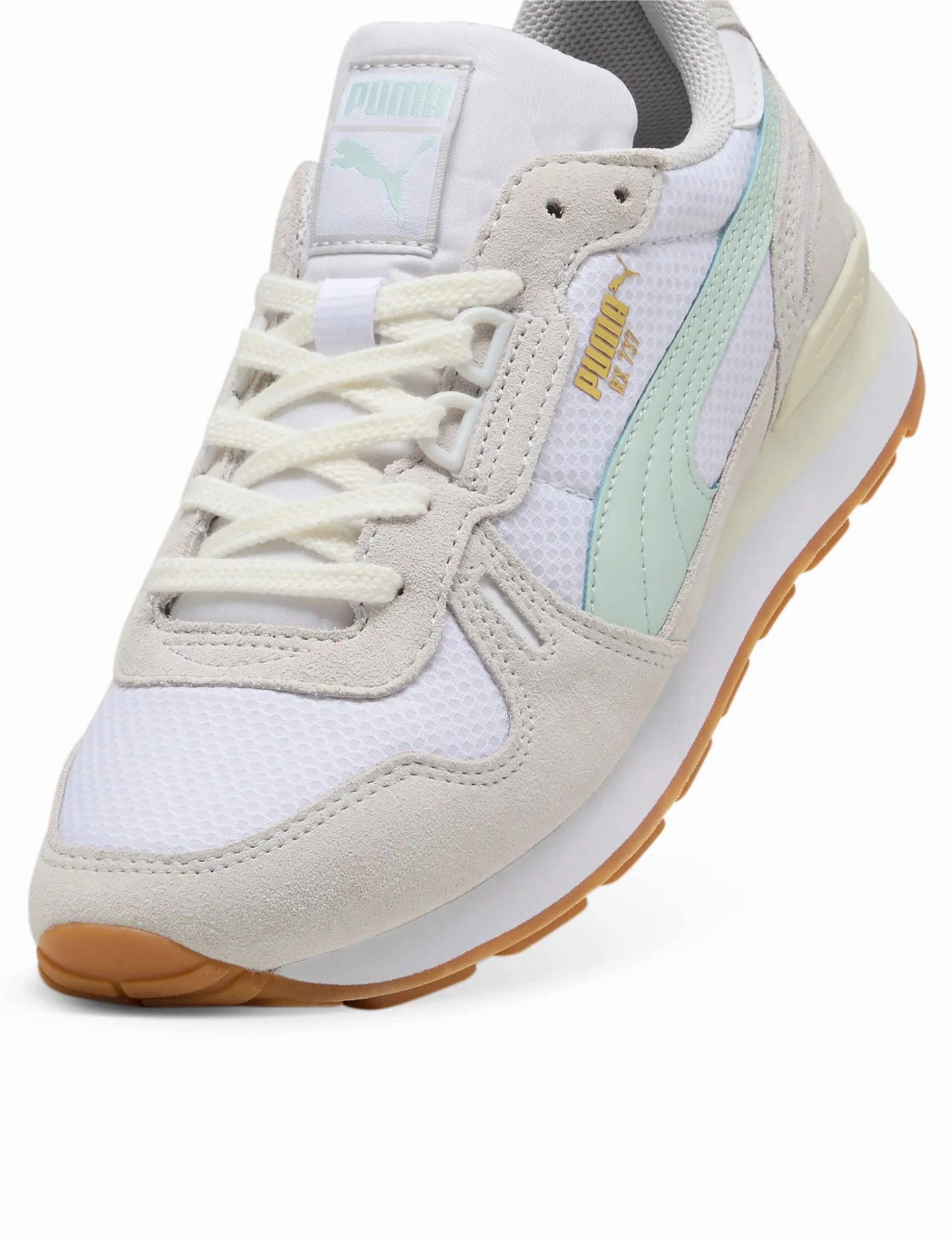 Puma Liga Shoes RX 737 Mesh Sneakers - White/Gum