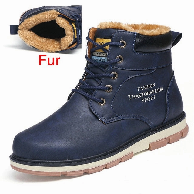 DEKABR Brand Hot Sale Winter Snow Boots High Quality Pu Leather Warm Boots Waterproof  Casual Working Shoes Fashion Men Boots Margelia Boots
