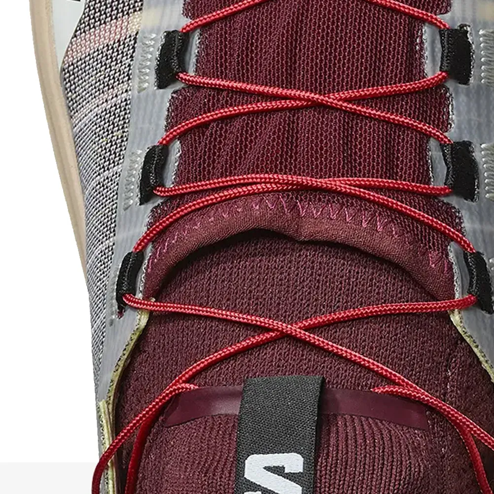 Pronation Running Shoe Salomon S/LAB Genesis Unisex Trail Shoe - Vanilla Ice/Decadent Chocolate/Black