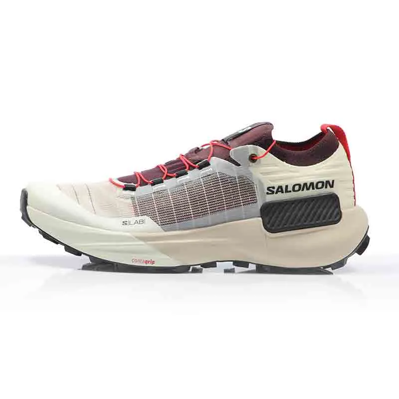 Good Shoes For Flat Feet Running Salomon S/LAB Genesis Unisex Trail Shoe - Vanilla Ice/Decadent Chocolate/Black