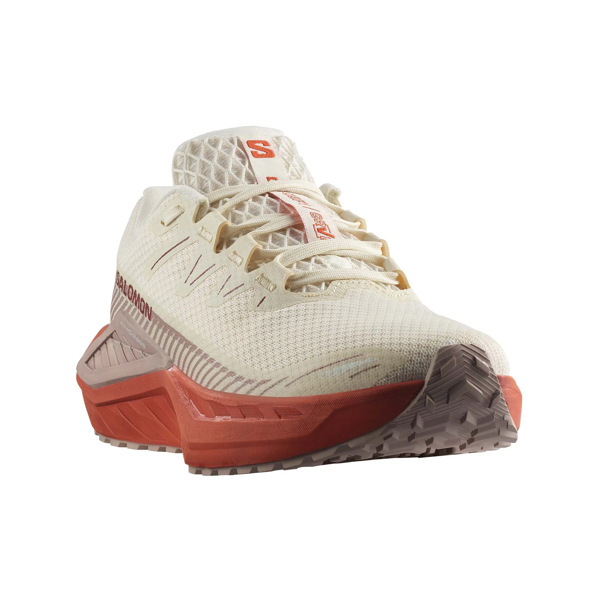 Best Overpronation Trail Running Shoes Salomon | Women's DRX Defy GRVL Running Shoes - Vanilla Ice/Burnt Ochre/Etherea