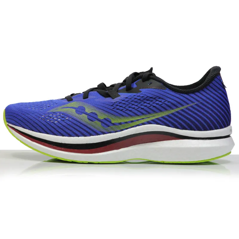 Clifton 9 Running Shoes Saucony Endorphin Pro 2 Men's Running Shoe - Blue Raz/Acid