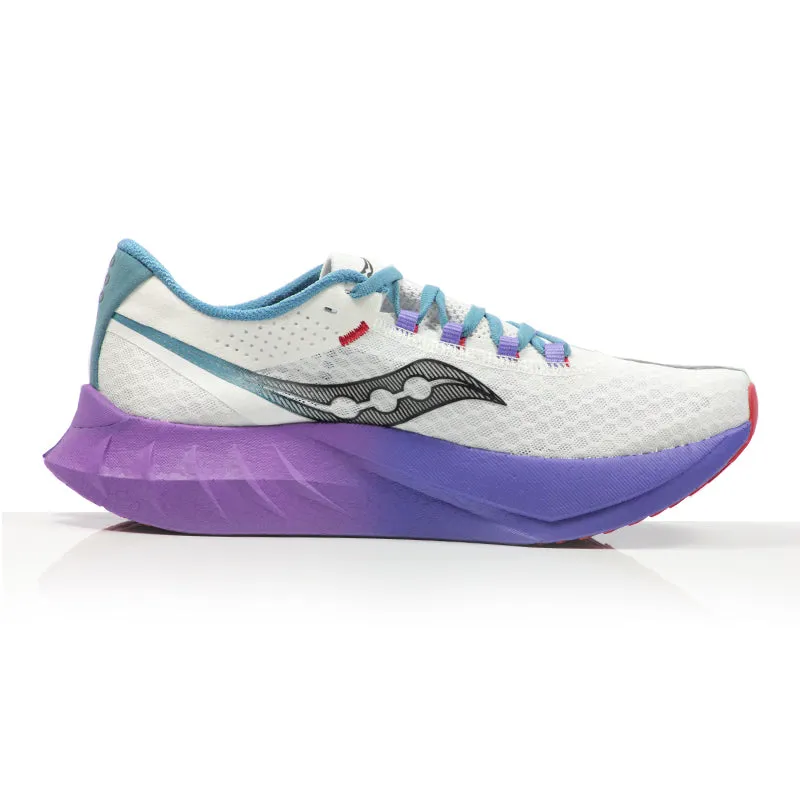 Saucony Endorphin Pro 4 Men's Running Shoe - White/Shadow Running Shoes For Pronation