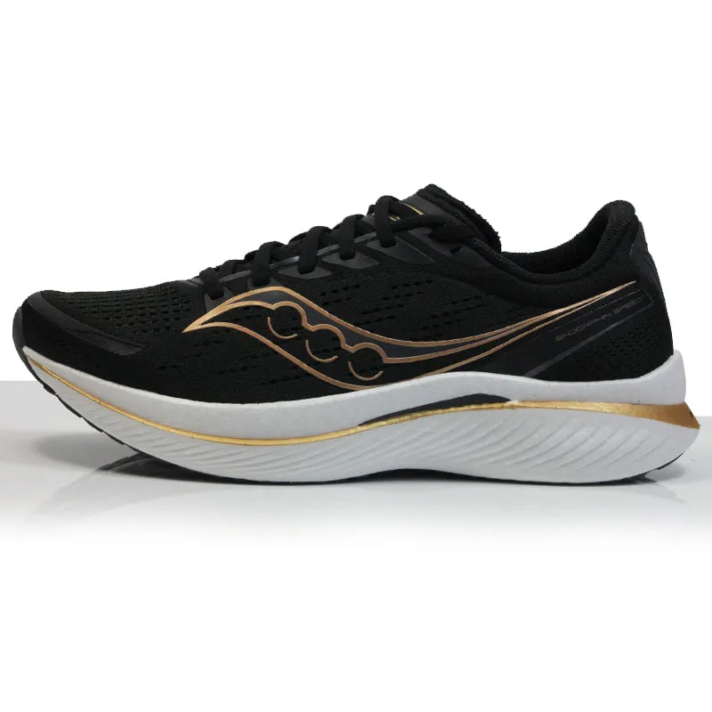 Free Run Flyknit Shoes Saucony Endorphin Speed 3 Men's Running Shoe - Black/Goldstruck