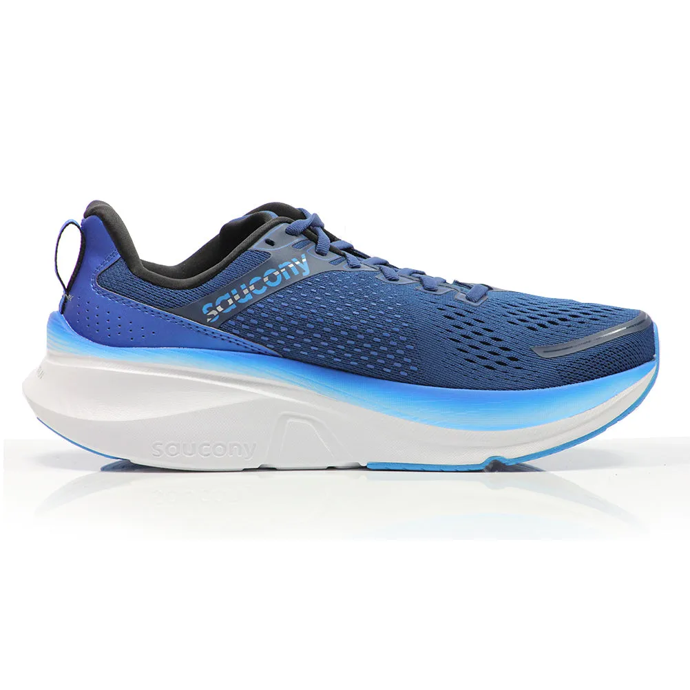 Saucony Guide 17 Men's Wide Fit Running Shoe - Navy/Cobalt On Cloudmonster Running Shoes