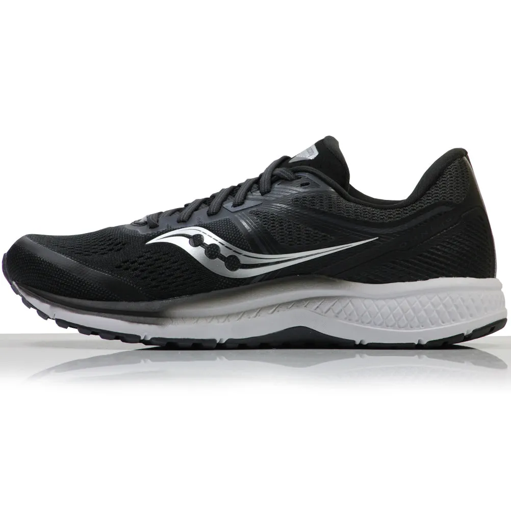 How To Lace Up Running Shoes Saucony Omni 19 Men's Running Shoe - Black/White