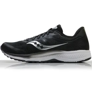 Saucony Omni 19 Men's Running Shoe - Black/White Best Shoes For Treadmill Running