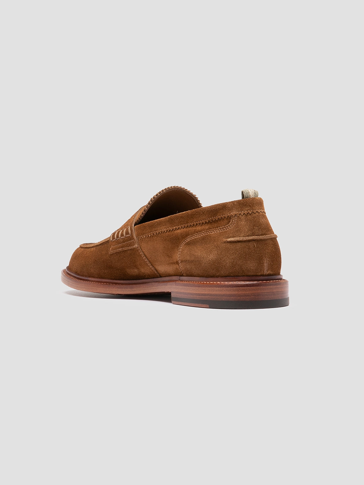 SAX 001 - Brown Suede Penny Loafers Chunky Loafers