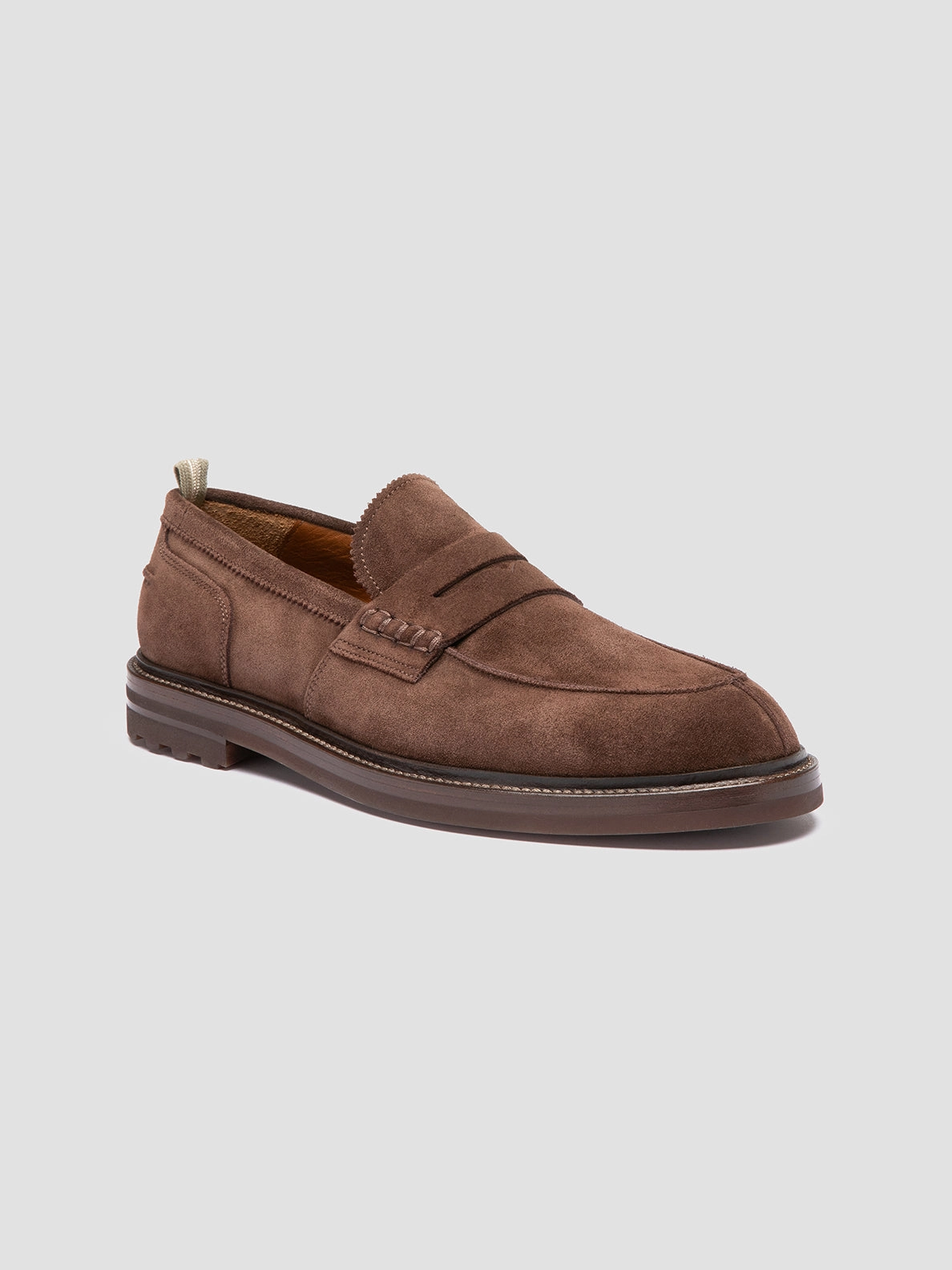 SAX FLEXI 001 - Brown Suede Penny Loafers Zara Velvet Loafers
