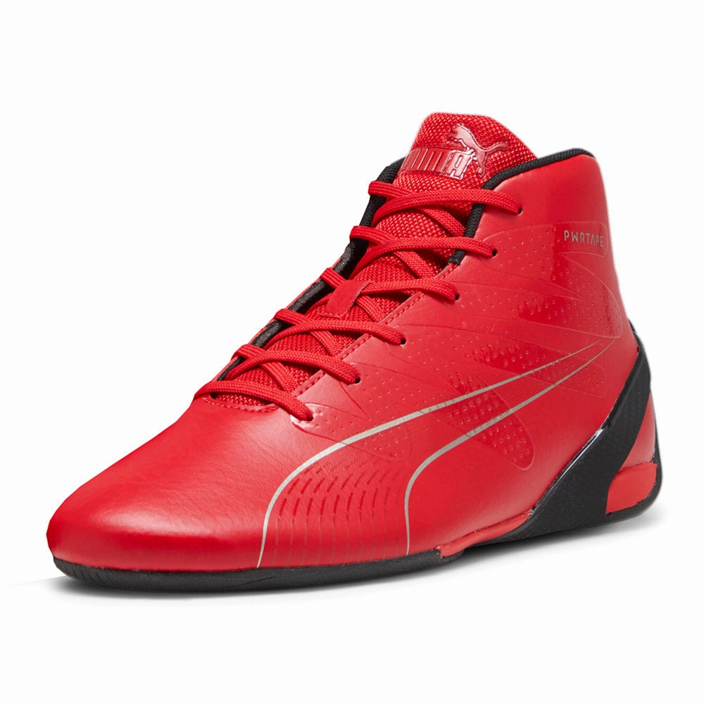 Puma Shoes For New Arrivals Scuderia Ferrari x Carbon Cat Mid Lace Up Sneakers