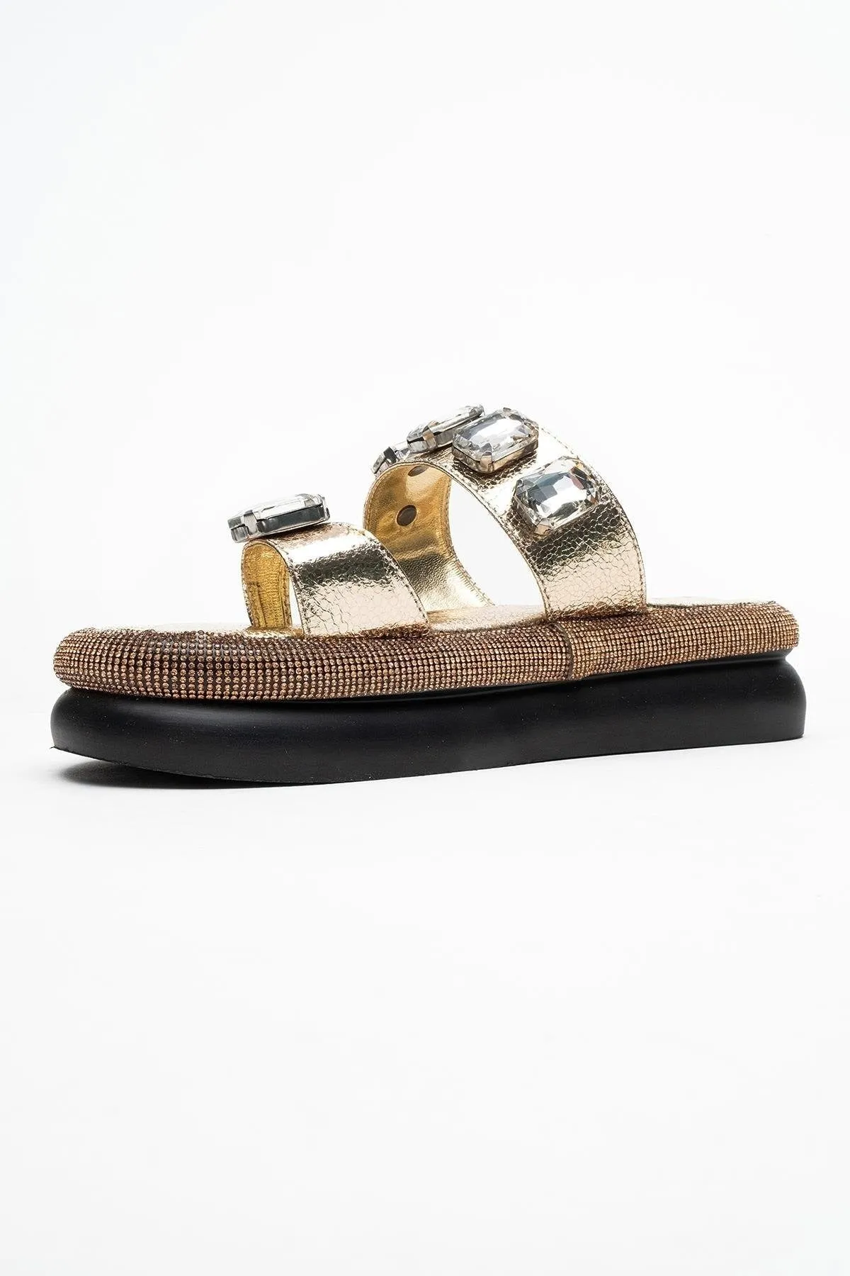 Sandals All-inclusive Resorts Evans Jeweled Platform Sandal