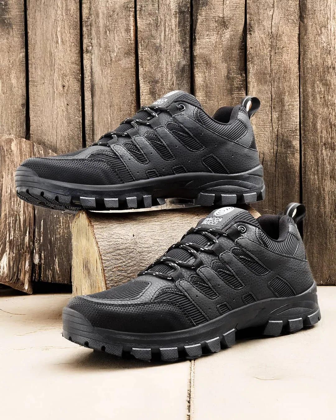 Bacca Bucci EverTrek Outdoor Hiking Boots-All-Terrain Grip Ruck Boots