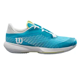 Wilson Kaos Swift 1.5 Clay Ladies Tennis Shoe (Algiers Blue/White/Sunny Lime) Izod Tennis Shoes