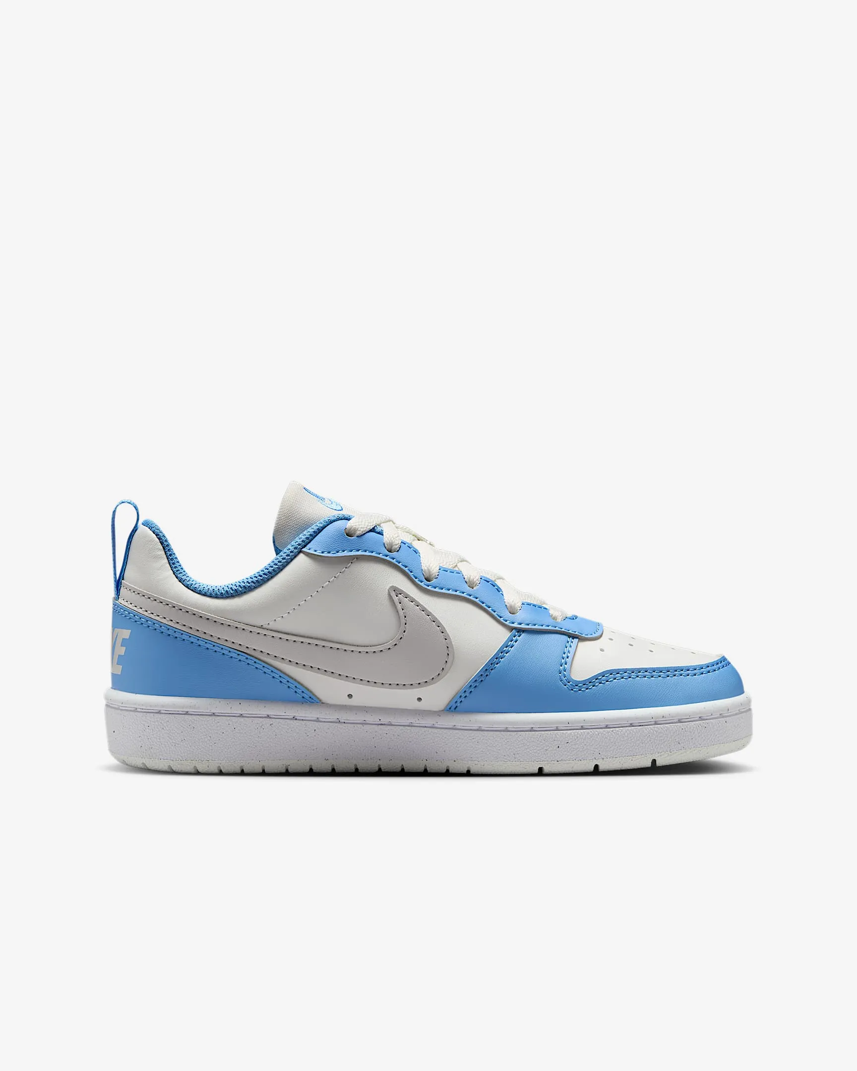 Nike Kids' Court Borough Low Recraft Shoes - Summit White / Cobalt Pulse / White / Vast Grey Nike Free Training Shoes