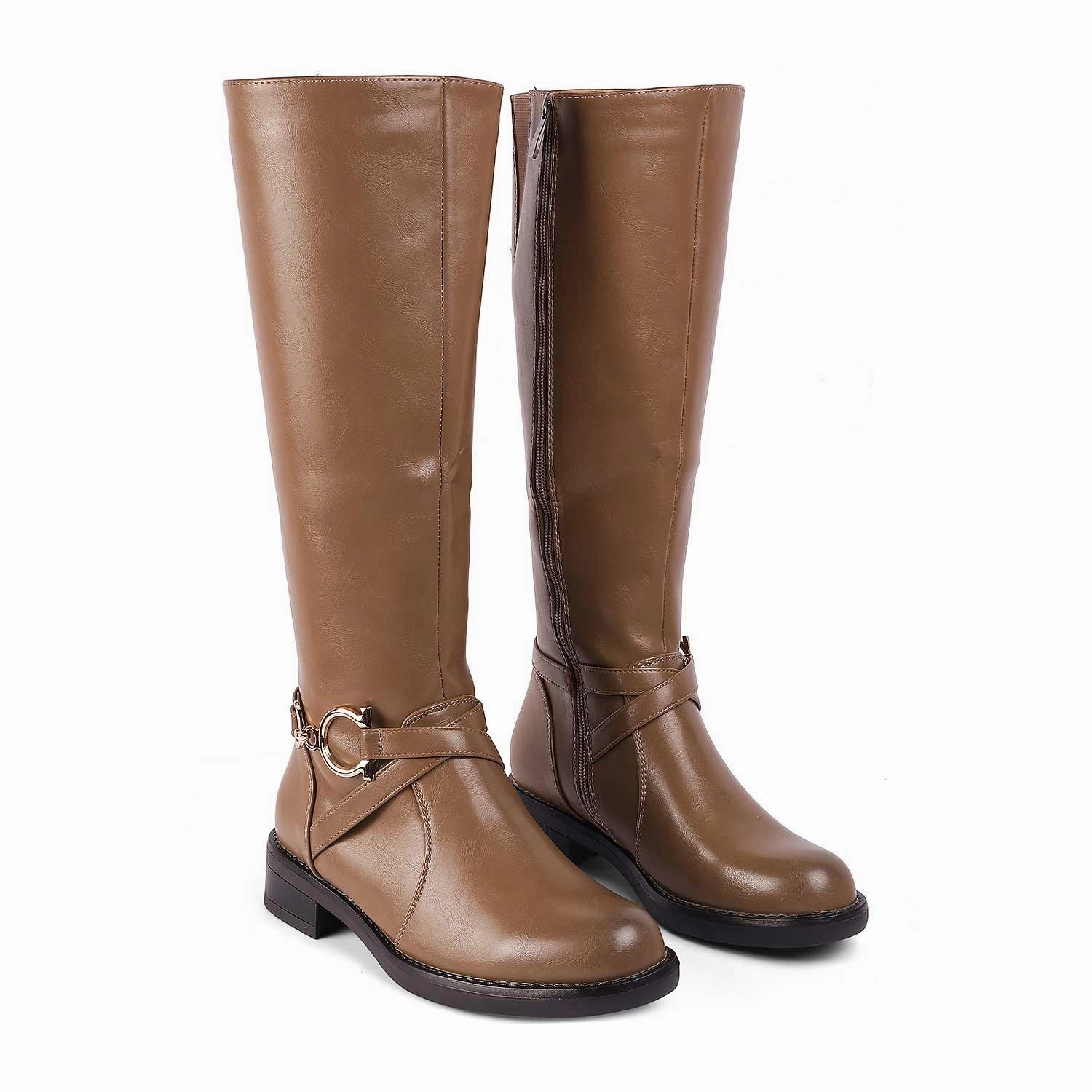 Botw Snow Boots Tresmode Luc Khaki Women's Knee-length Boots