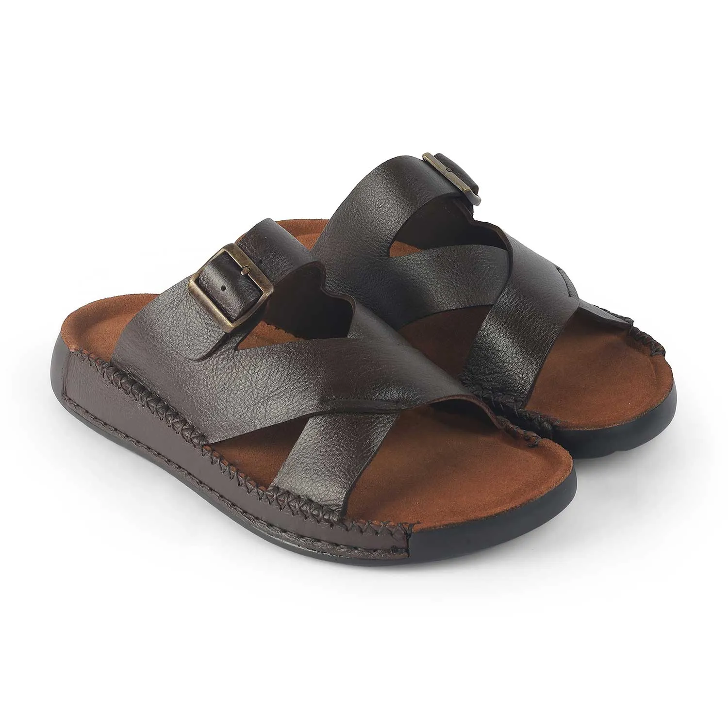 Tresmode Vagri Brown Men's Sandals Frye Sandals